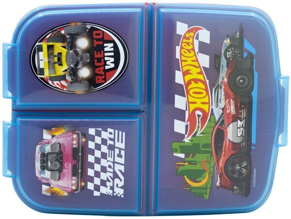 Multibox na desiatu Hot Wheels s 3 priehradkami