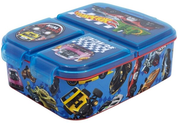 Multibox na desiatu Hot Wheels s 3 priehradkami