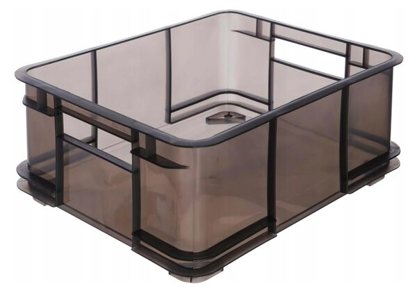 Keeeper Úložný box pre domácnosť aj dielňu, BRUNO L, 20,5L, 43 x 35 x 17,5 cm, dymový