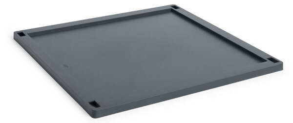 HAY Plastové veko Colour Crate Large Square, charcoal