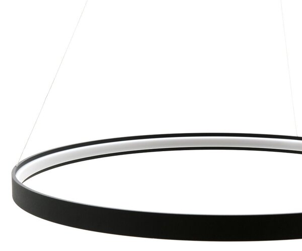 Zuma Line LA0721/1-BK LED závesné stropné svietidlo CIRCLE | 50W integrovaný LED zdroj