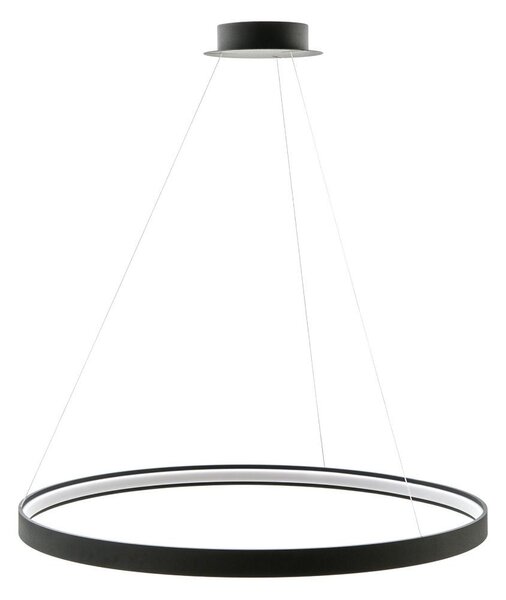 Zuma Line LA0721/1-BK LED závesné stropné svietidlo CIRCLE | 50W integrovaný LED zdroj