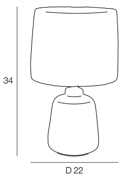 COREP Stolová lampa Paros, biela/prírodná, výška 34 cm, ratan/keramika, Biela / opálová, Obývacia izba / jedáleň, Keramický, Stojacie svietidlo