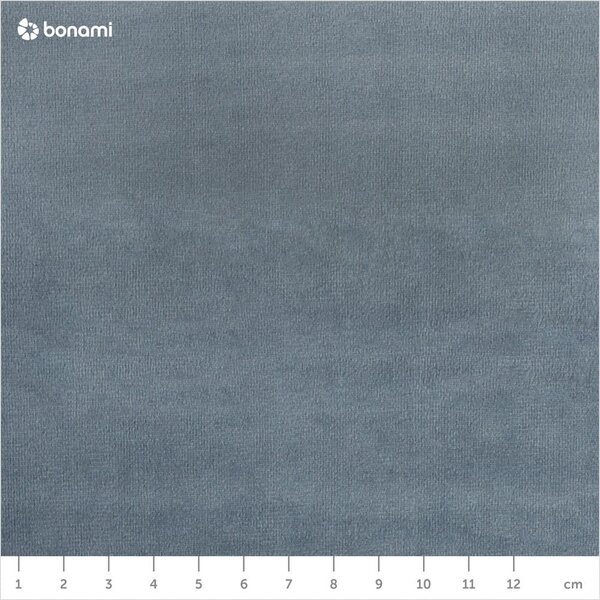 Svetlomodrá čalúnená dvojlôžková posteľ s úložným priestorom s roštom 180x200 cm Kelp – Micadoni Home