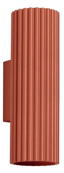 Sollux SL.1655 - Nástenné svietidlo KARBON 2xGU10/10W/230V červená