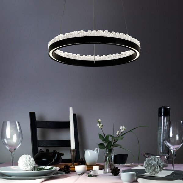 Zuma Line PD2304400R-MB LED závesné stropné svietidlo Regi | 30W integrovaný LED zdroj | 3000/4000/5500K