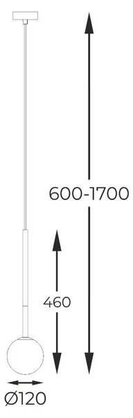 Zuma Line P0574-01F-SDFZ závesné stropné svietidlo ARCTURUS | 4W G9