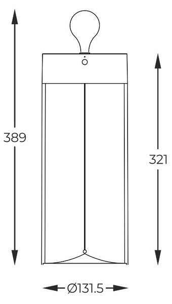 Zuma Line 1003 LED stolná lampička ESTERNO | 1,2W integrovaný LED zdroj | 2700K