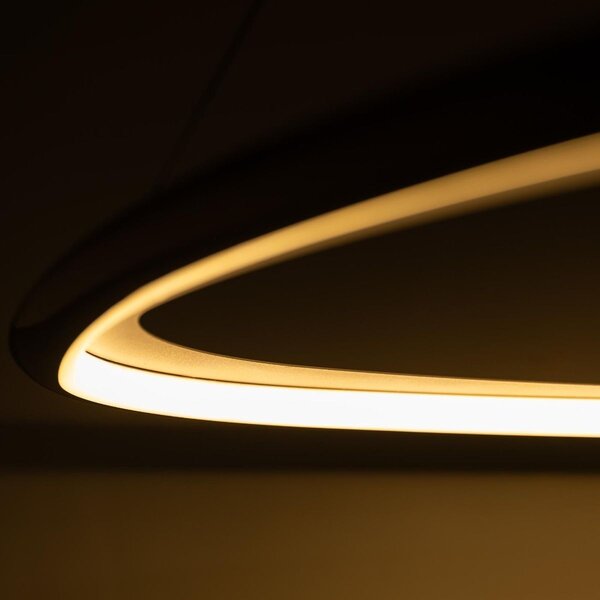 Zuma Line MD3888-1L-3BCT LED závesné stropné svietidlo GETAFE | 57W integrovaný LED zdroj | 3000K