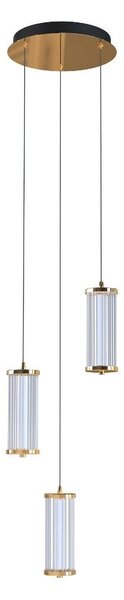 Zuma Line MD3147-3A-3GT LED závesné stropné svietidlo CALLY | 24W integrovaný LED zdroj | 2700-6000K