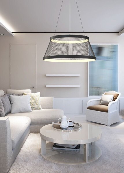 Zuma Line MD3328-2M-3BT LED závesné stropné svietidlo BALU | 53W integrovaný LED zdroj | 2700-6000K