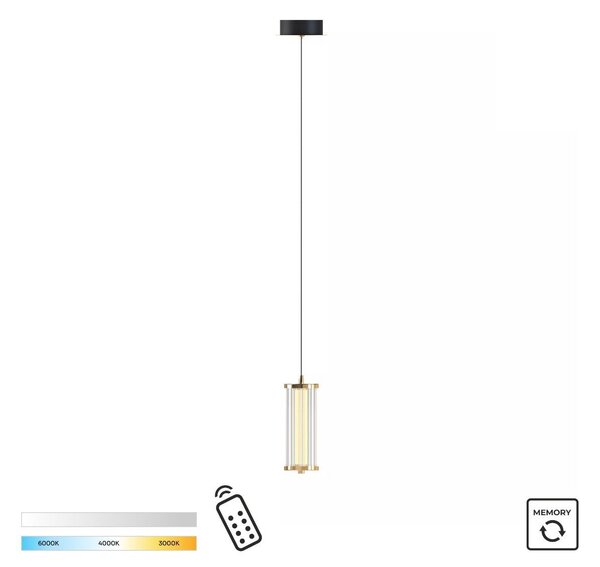 Zuma Line MD3147-1A-3GT LED závesné stropné svietidlo CALLY | 8W integrovaný LED zdroj | 2700-6000K
