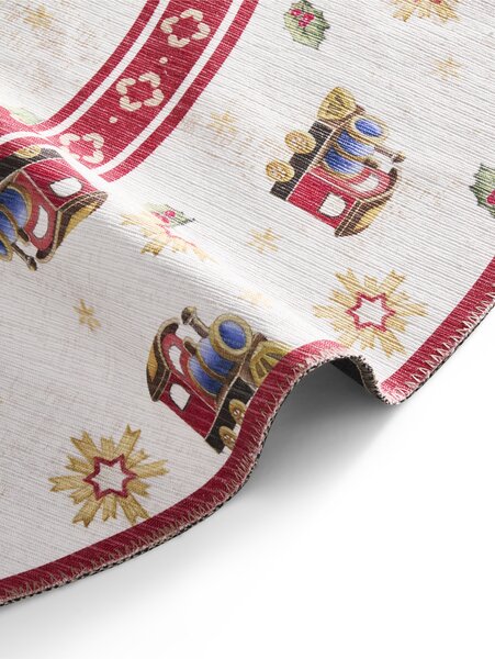 Villeroy & Boch , Kusový koberec Toy's delight 106276 Cream, Red kruh, 160x160 (priemer) kruh, červená, obývacia izba