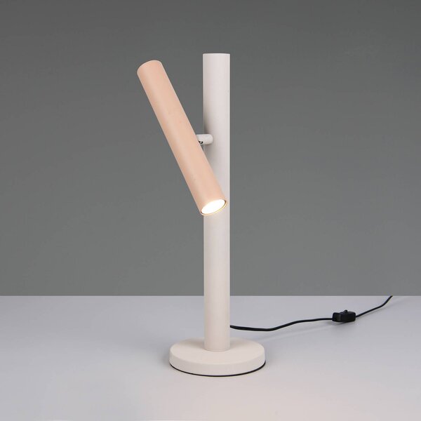 Trio Lighting Stolová lampa Terloa, farebná, výška 47 cm, kovová, Viacfarebné, Obývacia izba / jedáleň, kov, Moderný