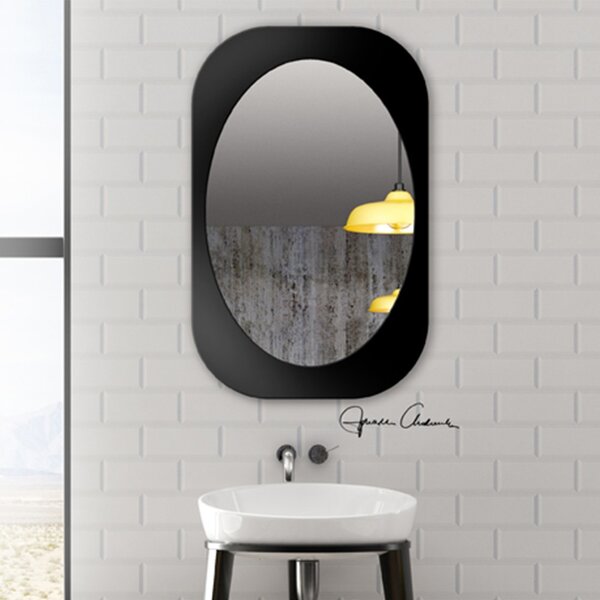 Zrkadlo Kames Black 70 x 110 cm