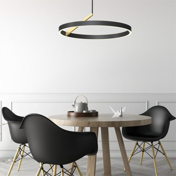 Zuma Line MD3689-1M-3BGT LED závesné stropné svietidlo MALU | 37W integrovaný LED zdroj | 2700-6000K
