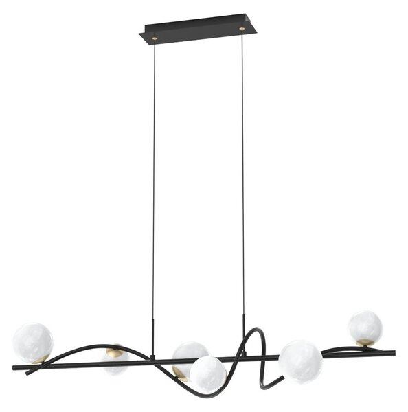 Zuma Line MD3145-6-EBGN závesné stropné svietidlo NISYRO | 3,5W G9