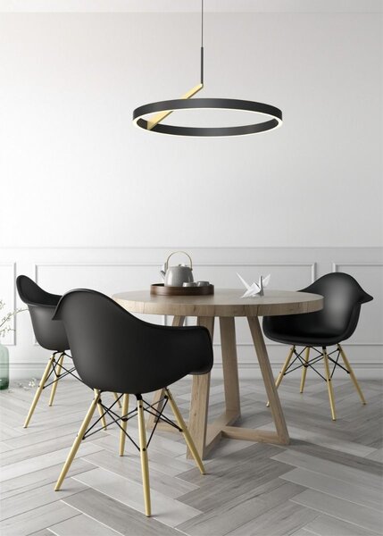 Zuma Line MD3689-1M-3BGT LED závesné stropné svietidlo MALU | 37W integrovaný LED zdroj | 2700-6000K