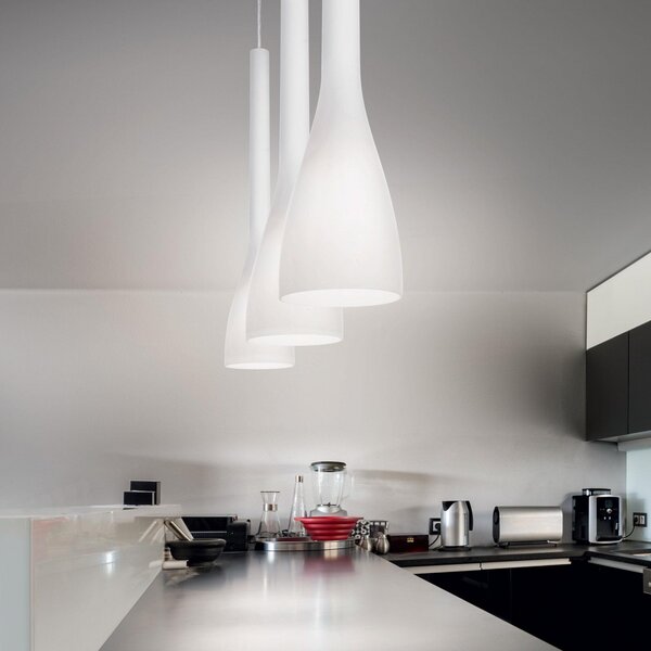 Závesné svietidlo - luster Ideal lux Flûte 035666 - biela