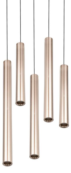 Trio Lighting LED závesné svietidlo Arimato, Ø 35 cm, krémová, kov,, Krémová / jantárovo žltá, Obývacia izba / jedáleň, kov, Moderný, Závesné svietidlo