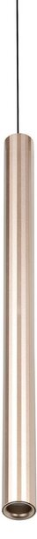 Trio Lighting LED závesné svietidlo Arimato, Ø 4 cm, krémová, kov,, Krémová / jantárovo žltá, Obývacia izba / jedáleň, kov, Moderný, Závesné svietidlo