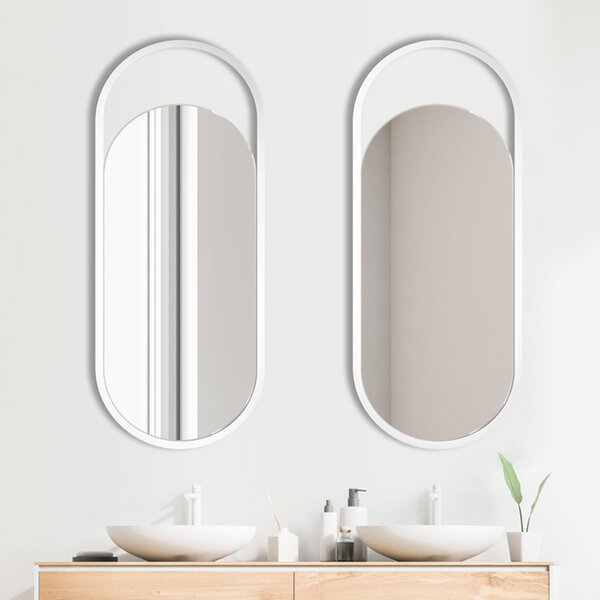 Zrkadlo Meriena biele 60 x 150 cm