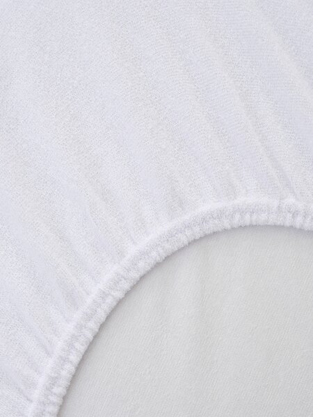 Nepriepustné prestieradlo Froté 60 x 120 cm - biele