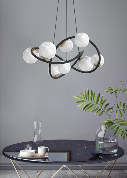 Zuma Line MD4922-8-EBGN závesné stropné svietidlo NISYRO | 3,5W G9