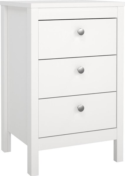 FALCO Nočný stolík Realty 44 cm biely
