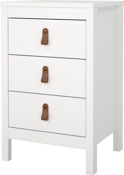FALCO Nočný stolík Realty 44 cm biely