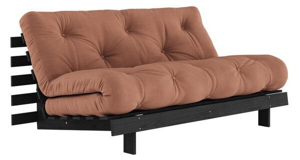 Rozkladacia pohovka v tehlovej farbe 160 cm Roots Black Night – Karup Design