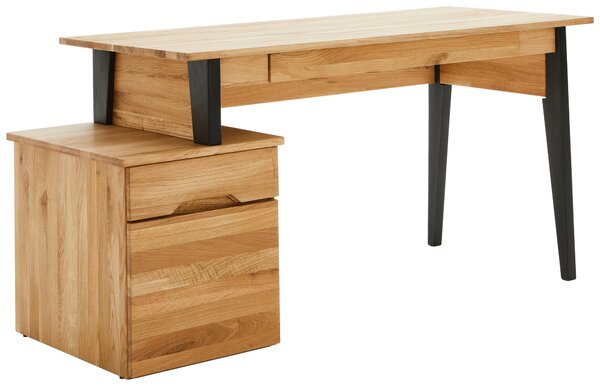 PÍSACÍ STÔL, farba duba, 156,7/65/74,2 cm Linea Natura - Kancelárske stoly