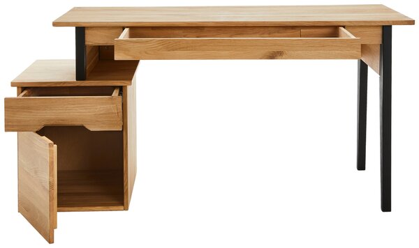 PÍSACÍ STÔL, farba duba, 156,7/65/74,2 cm Linea Natura - Kancelárske stoly