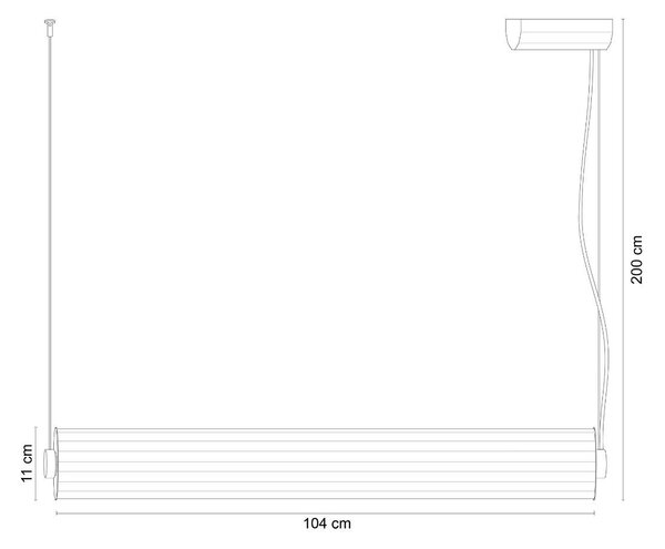 Zuma Line 002177-030010 LED závesné stropné svietidlo COMO integrovaný LED zdroj
