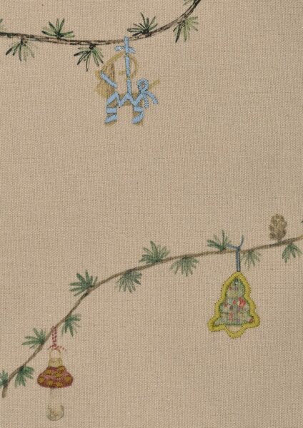 Vianočný obrus Hammershøi Christmas Sand 150 × 220 cm