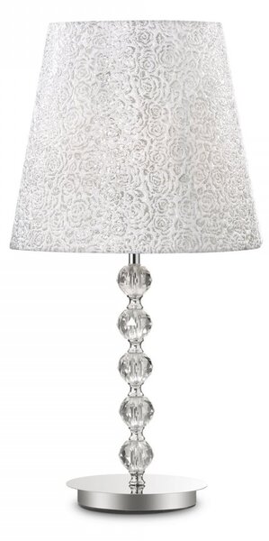 Stolná lampa Ideal lux LE 073408 - strieborná