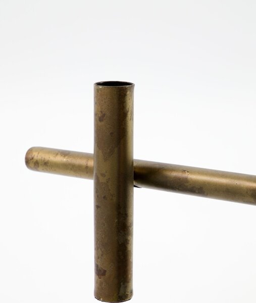 Kovový svietnik Maxi Antique Brass 45 cm