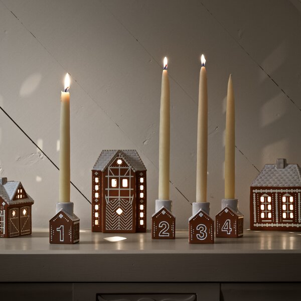 Adventné svietniky Gingerbread