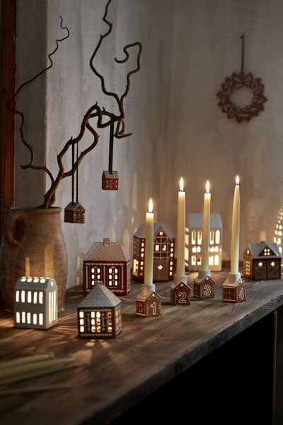 Keramické vianočné ozdoby Gingerbread – sada 2 ks