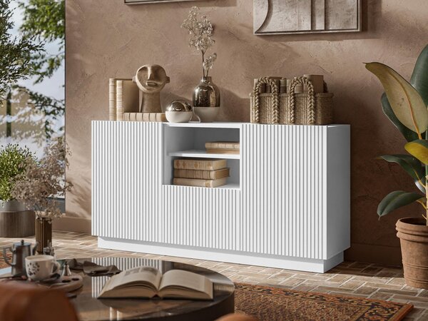 Mirjan24 Komoda Ceroza 150 2D1SZ, Farby: biela 5903211454325