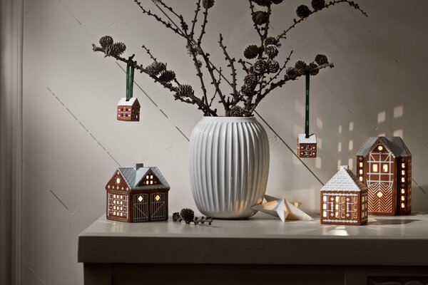 Keramické vianočné ozdoby Gingerbread – sada 2 ks