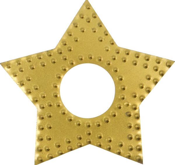 Ochranný krúžok na sviečku Antique Brass – set 4 ks