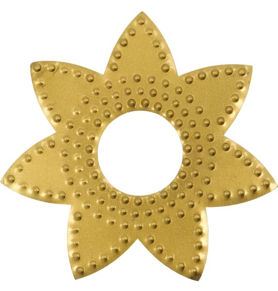 Ochranný krúžok na sviečku Antique Brass – set 4 ks