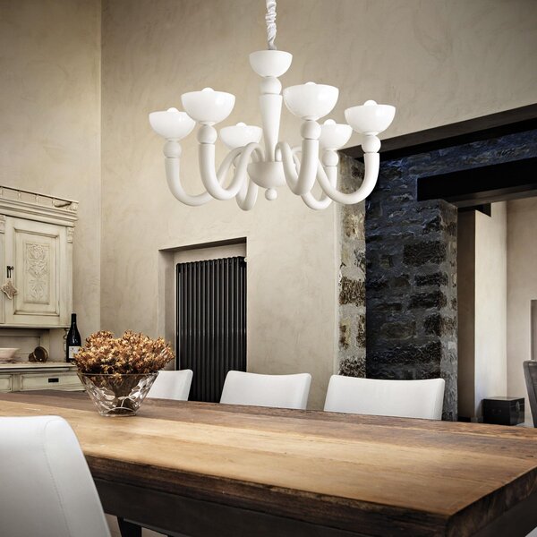 Závesné svietidlo - luster Ideal lux BON 093994 - biela