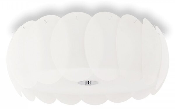 Prisadené stropné svietidlo Ideal lux OVALINO 094014 - biela