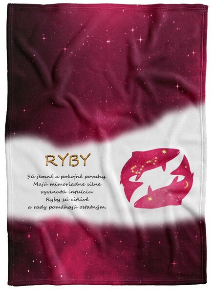 Deka Znamenie Ryby (21.1. - 20.3.) - červená
