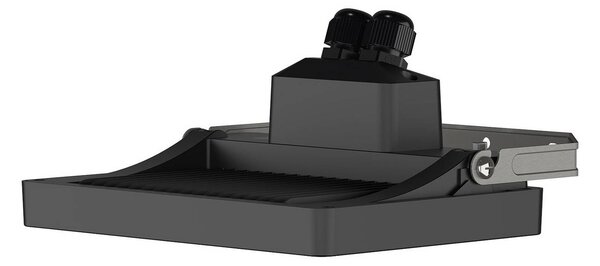 Theben LED vonkajší stenový reflektor theLeda B30 dual, čierny, IP65, Čierna, Hliník, Vonkajše bodové svietidlo / bodateľné do zeme