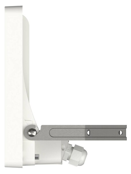 Theben LED vonkajší stenový reflektor theLeda B100 dual, biely, IP65, Biela / opálová, Hliník, Vonkajše bodové svietidlo / bodateľné do zeme