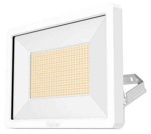 Theben LED vonkajší stenový reflektor theLeda B100 dual, biely, IP65, Biela / opálová, Hliník, Vonkajše bodové svietidlo / bodateľné do zeme