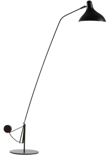 Stojacie Lampa DCW, Čierna, Obývacia izba, Kov